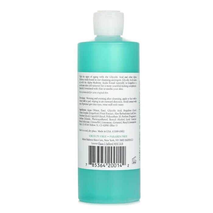 Mario Badescu Lotion Nettoyante au Pamplemousse Glycolique - Pour Peaux Mixtes/Grasses 472ml/16oz