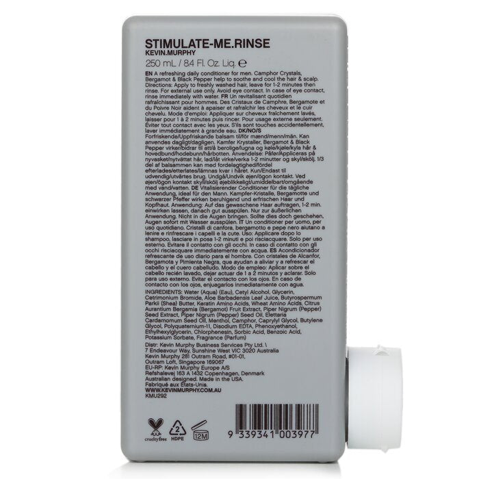Kevin Murphy Stimulate-Me.Rinse (Après-shampoing stimulant et rafraîchissant - Pour cheveux et cuir chevelu) 250ml/8.4oz