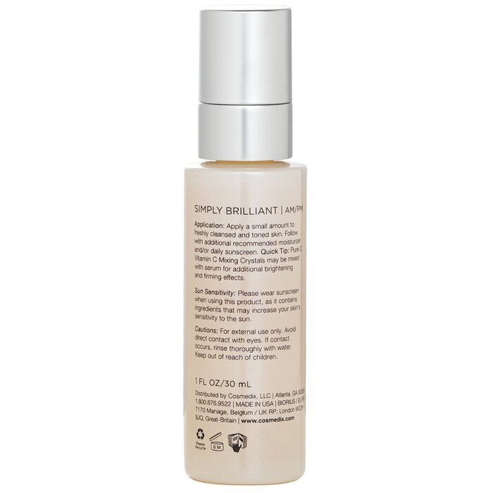 CosMedix Simply Brilliant 24/7 Brightening Serum 30ml