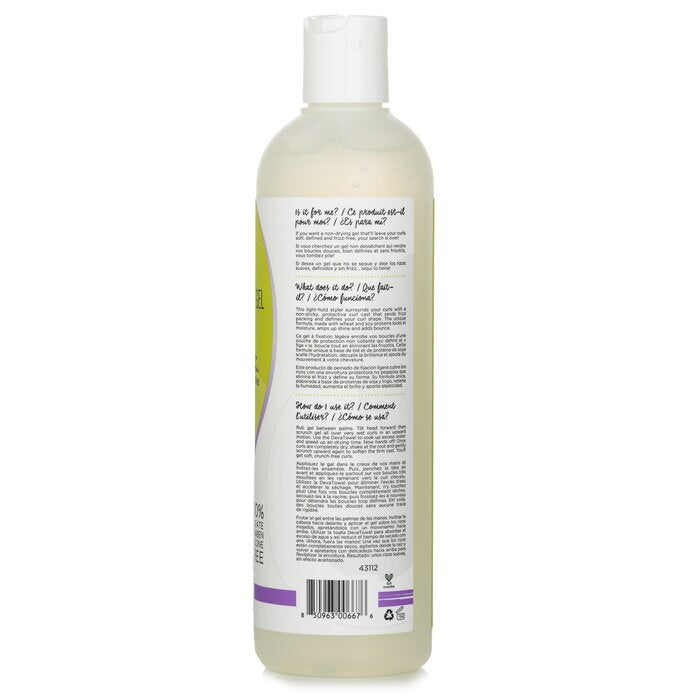 DevaCurl Gel Définissant Léger (Fixation Souple Sans Effet Cartonné - Définit & Contrôle) 355ml/12oz