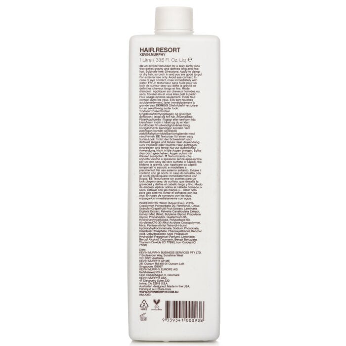 Kevin Murphy Hair.Resort Texturisant Plage 1000ml/33.6oz