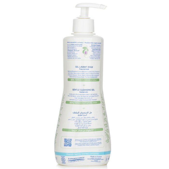Mustela Gel Nettoyant Doux - Cheveux & Corps 500ml/16.9oz