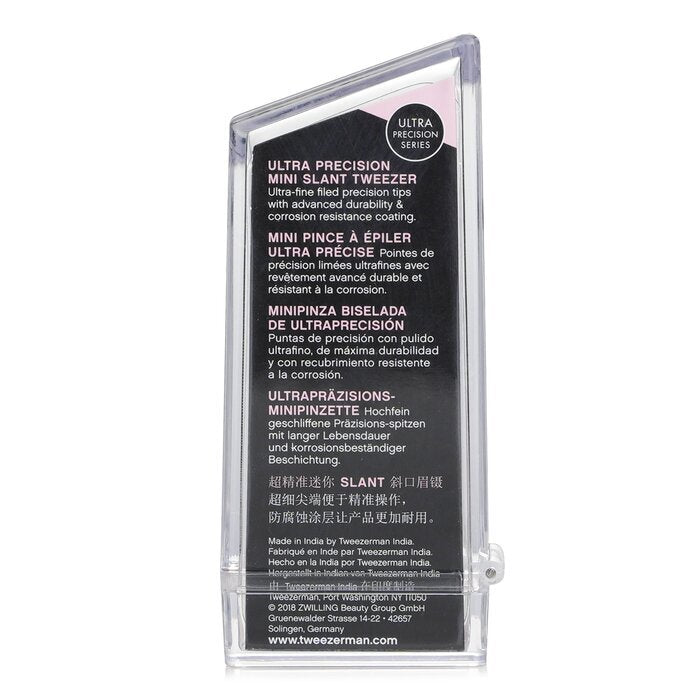 Tweezerman Mini Slant Tweezer Ultra Precision (Tin Coated) (Studio Collection)