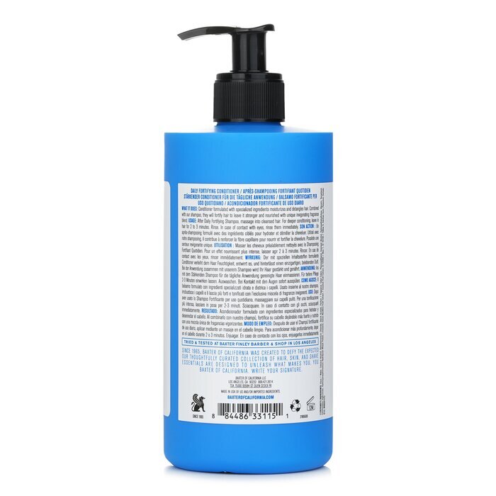 Baxter Of California Système Renforçant Après-Shampoing Fortifiant Quotidien (Tous Types de Cheveux) 473ml/16oz
