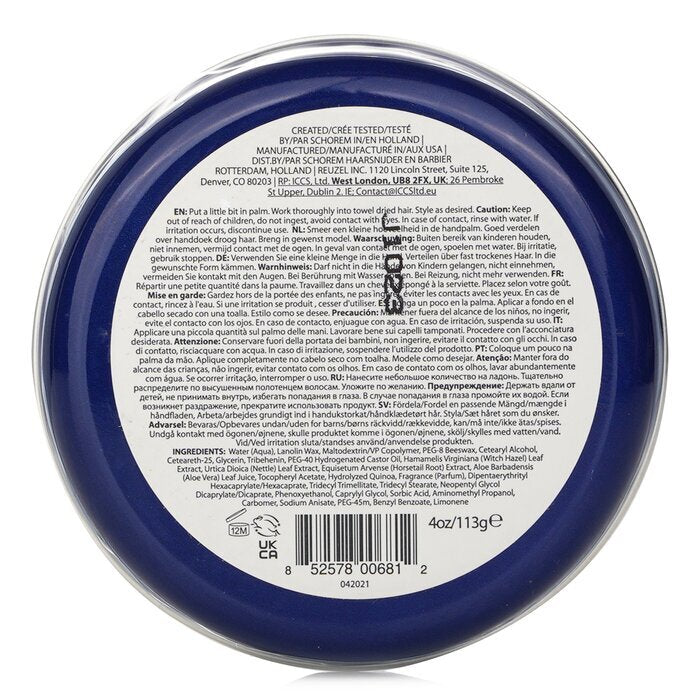 Reuzel Pomade Fibre (Ferme, Souple, Faible Brillance, Soluble dans l'eau) 113g/4oz