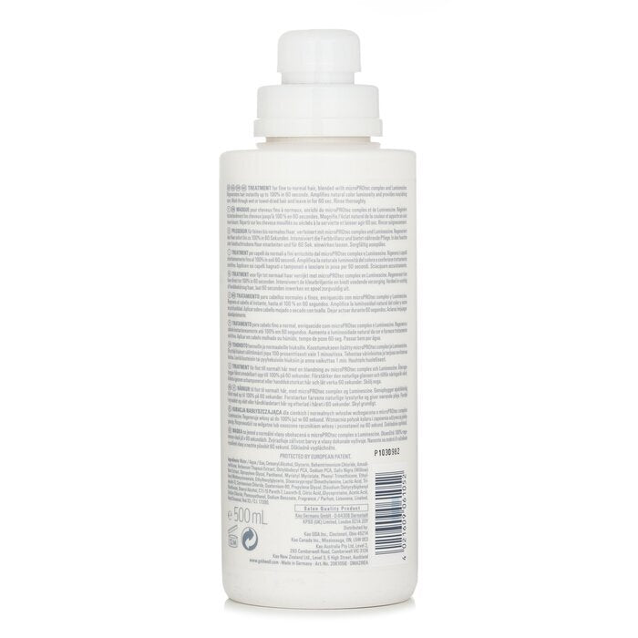 Goldwell Dual Senses Color Soin 60SEC (Luminosité pour cheveux fins à normaux) 500ml/16.9oz