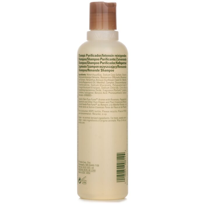 Aveda Shampooing Purifiant Romarin Menthe 250ml/8.5oz
