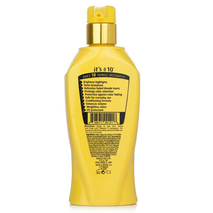 It's A 10 Miracle Shampoo Éclaircissant (Pour Blondes) 295.7ml/10oz
