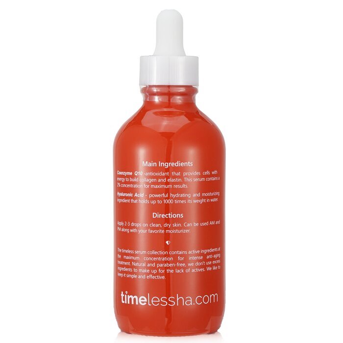 Timeless Soin de la Peau Sérum Coenzyme Q10 + Matrixyl 3000 + Acide Hyaluronique 120ml/4oz