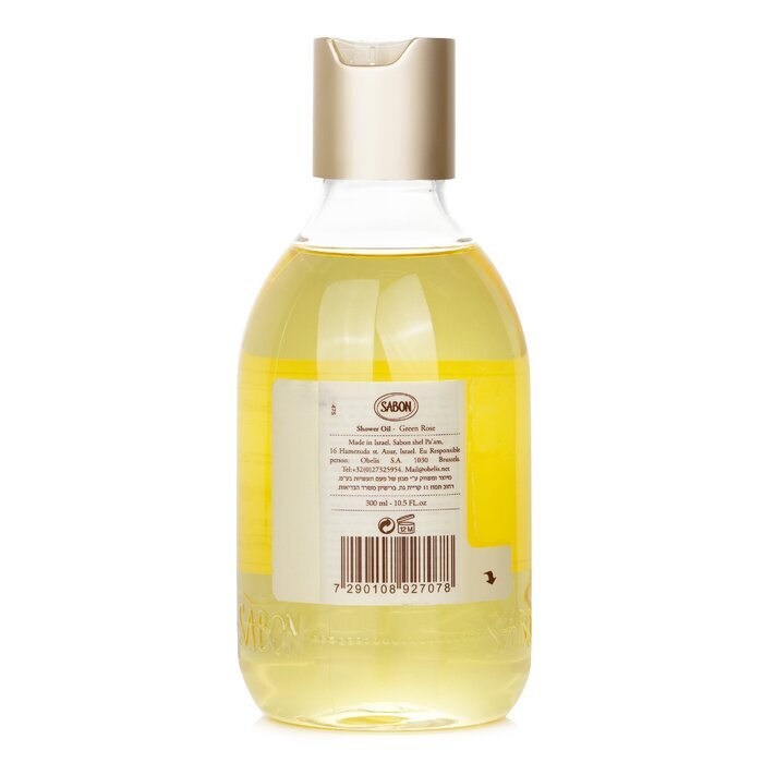 Sabon Huile de Douche - Rose Verte (Bouteille en Plastique) 300ml/10.5oz