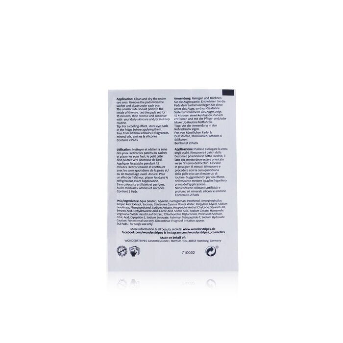 WONDERSTRIPES Patchs Hydrogel Instant Glow pour les Yeux 5x2patchs