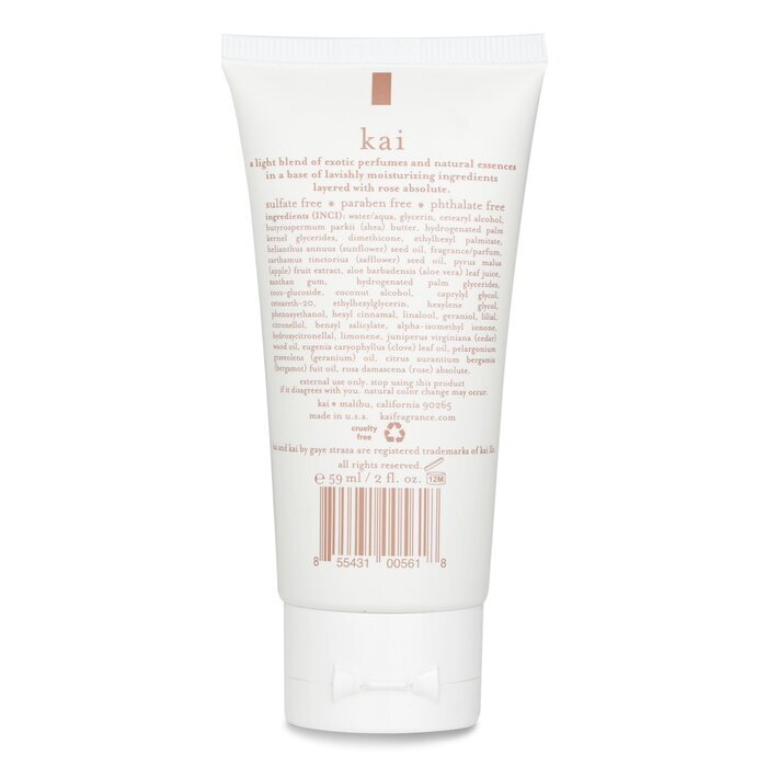 Kai Rose Crème pour les mains 59ml/2oz