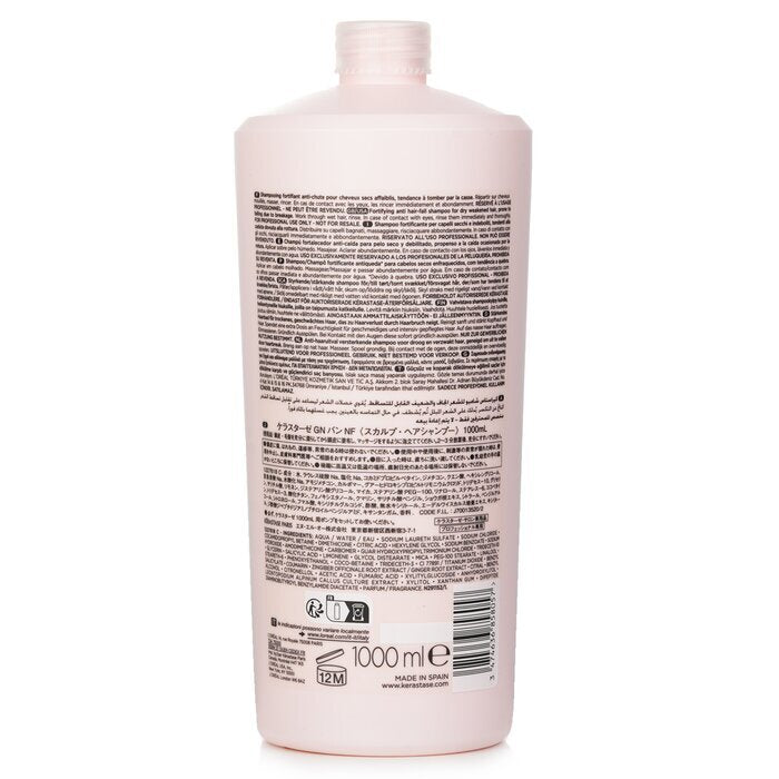 Kerastase Genesis Bain Nutri-Fortifiant Shampooing Fortifiant Anti-Chute (Cheveux Secs Affaiblis, Sujets à la Chute Due à la Casse) 1000ml/34oz