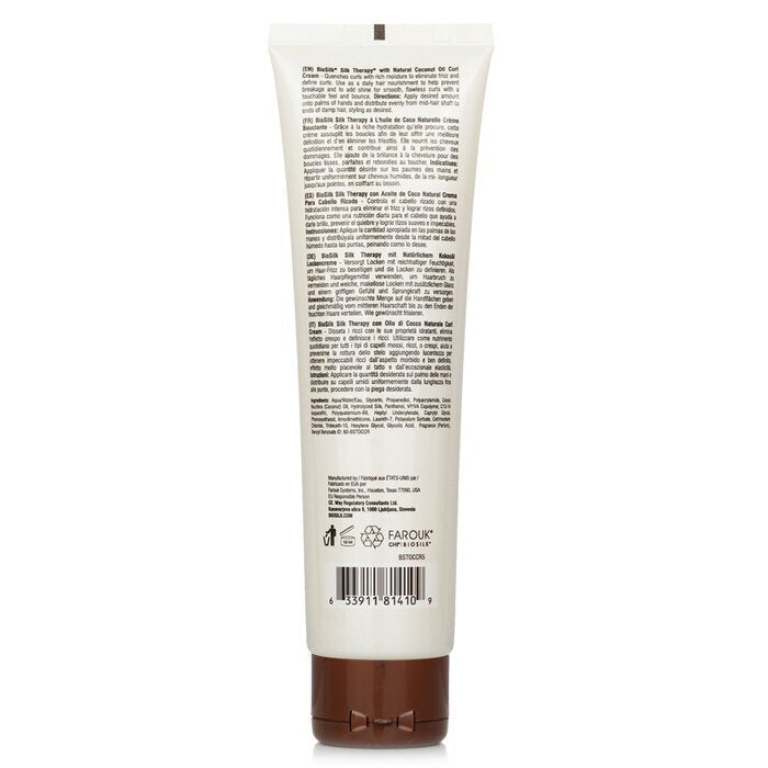 BioSilk Silk Therapy avec crème bouclante à l'huile de noix de coco 148ml/5oz