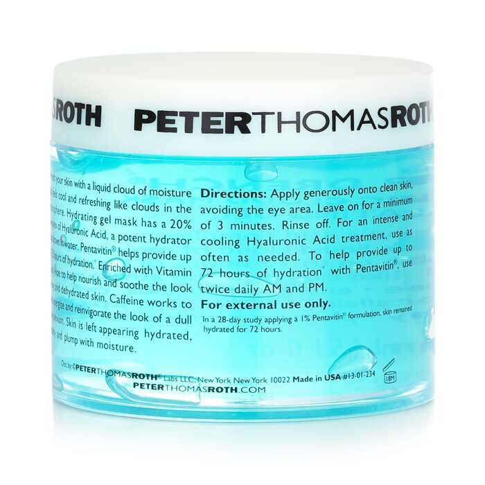 Peter Thomas Roth Water Drench Hyaluronic Cloud Mask Hydrating Gel 150ml