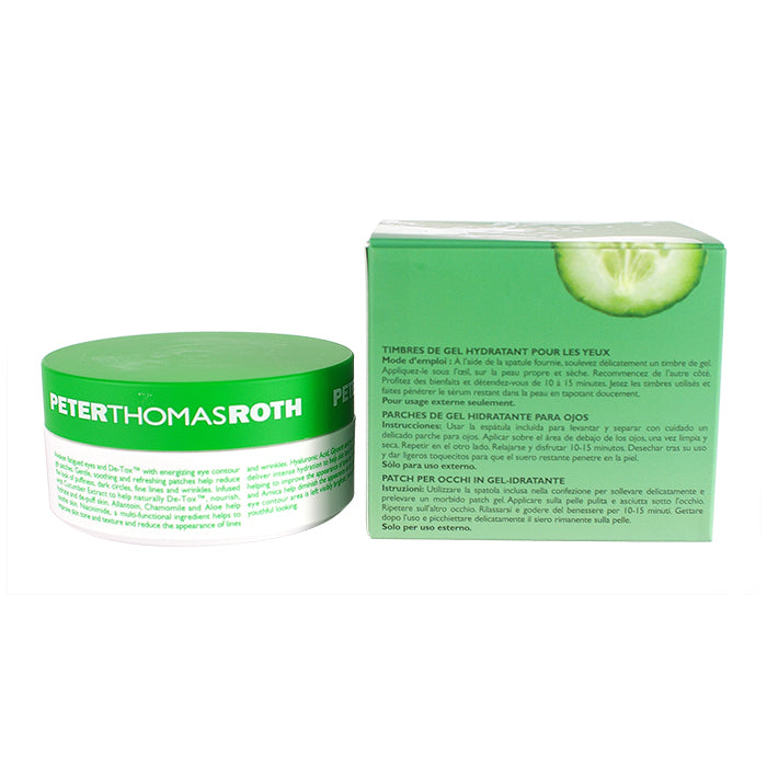 Peter Thomas Roth Patchs pour les yeux Hydra-Gel Détox au Concombre 30 paires