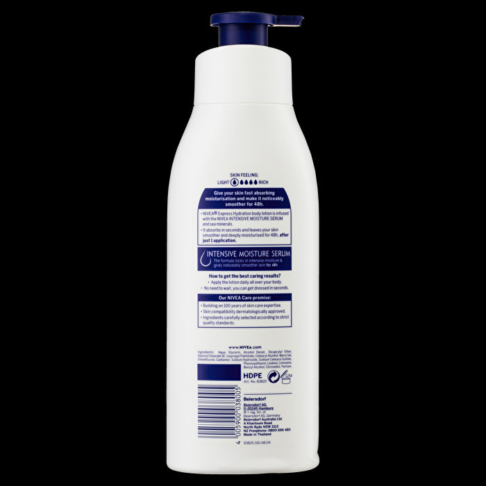 Nivea Lotion pour le corps Hydratation Express 400ml/13.5oz