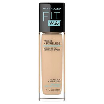 Maybelline Fit Me Matte & Poreless Fond de Teint Liquide Matifiant - Beige Nu 125