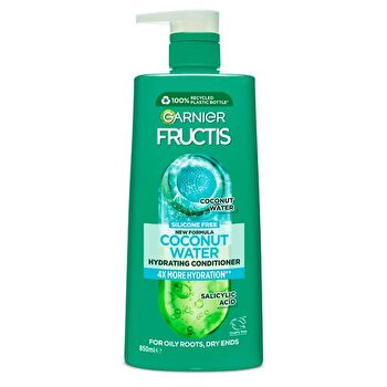Garnier Fructis (aqua) Après-shampoing à l'eau de noix de coco 850ml