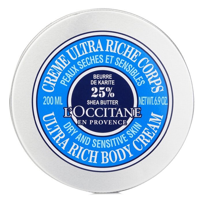 L'Occitane Crème Corps Ultra Riche au Beurre de Karité 200ml/6.9oz