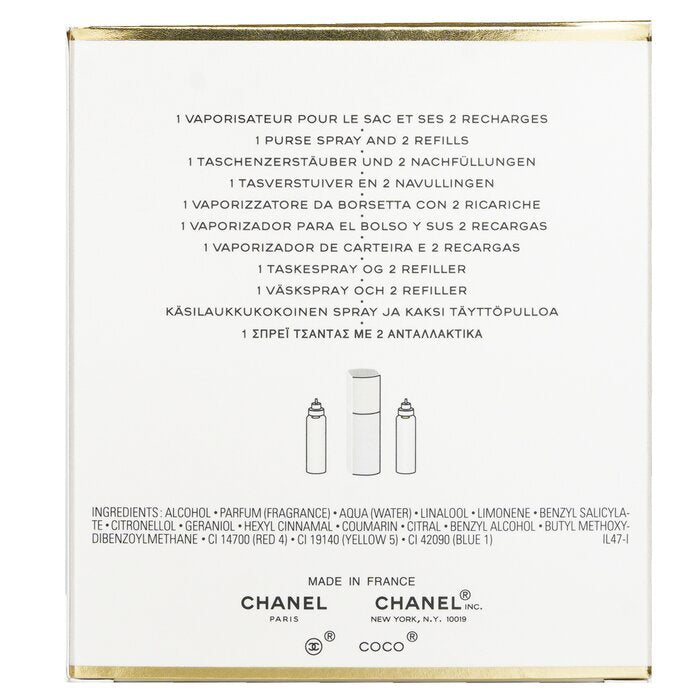 Chanel Coco Mademoiselle Twist & Spray Eau De Parfum 3x20ml