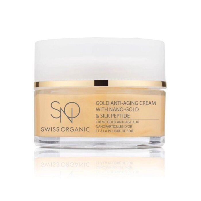 SNO Swiss Organic Gold Anti-Aging Cream with Nano-Gold & Silk Peptide 50ml Fixed Size