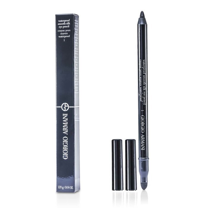 Giorgio Armani Waterproof Smooth Silk Eye Pencil - # 01 (Black) 1.2g/0.04oz