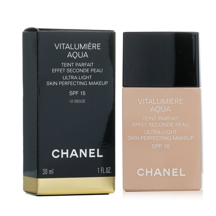 Chanel Vitalumiere Aqua Ultra Light Skin Perfecting Make Up SPF15 - # 10 Beige 30ml/1oz