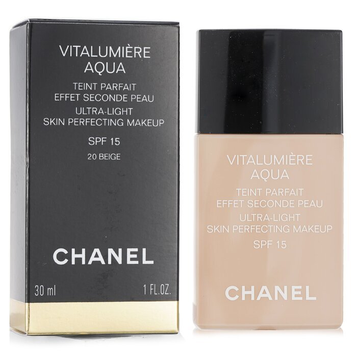 Chanel Vitalumiere Aqua Ultra Light Skin Perfecting M/U SPF15 - # 20 Beige 30ml/1oz