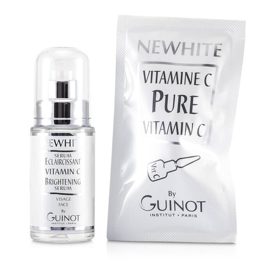 Guinot Newhite Sérum Éclaircissant à la Vitamine C (Sérum Éclaircissant 23,5ml/0,8oz + Vitamine C Pure 1,5g/0,05oz) 2pcs
