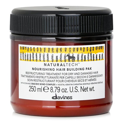 Davines Natural Tech Nourishing Hair Building Pak (For Dry, Damaged Hair) 250ml/8.79oz