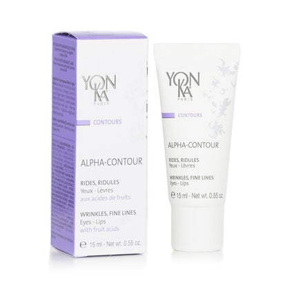 Yonka Contours Alpha-Contour With Fruit Acids -Wrinkle, Fine Line (For Eyes & Lips) 15ml/0.55oz