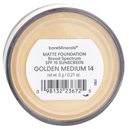 BareMinerals Matte Foundation Broad Spectrum SPF15 - Golden Medium 6g/0.21oz