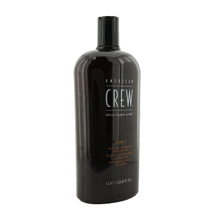 American Crew Men 3-IN-1 Shampoo, Conditioner & Body Wash 1000ml/33.8oz