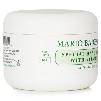 Mario Badescu Crème Spéciale pour les Mains avec Vitamine E - Pour Tous Types de Peau 236ml/8oz