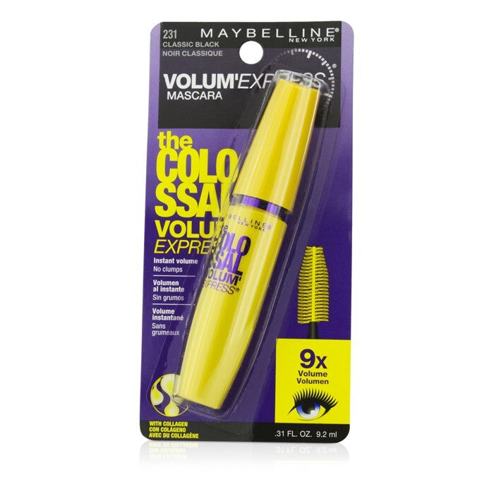 Maybelline Volum' Express The Colossal Washable Mascara - #Classic Black 9.2ml/0.31oz