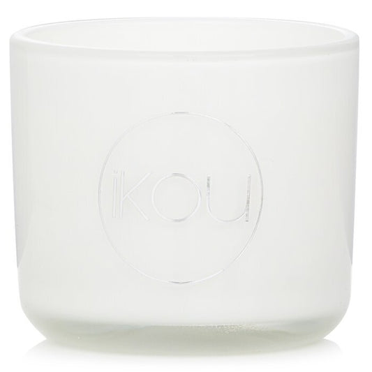 iKOU Bougie en Cire Naturelle Aromacologie Éco-Luxe en Verre - Nourrir (Orange Italienne, Cardamome & Vanille) 85g