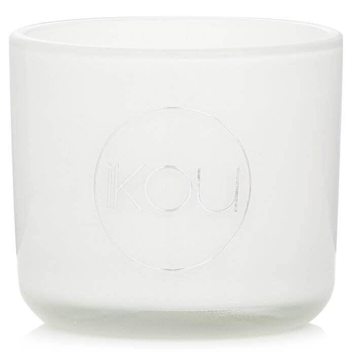 iKOU Bougie en Cire Naturelle Aromacologie Éco-Luxe en Verre - Paix (Rose & Ylang Ylang) 85g