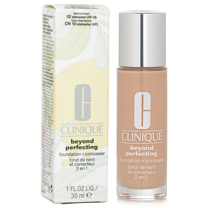 Clinique Beyond Perfecting Foundation & Concealer - # 02 Alabaster (VF-N) 30ml/1oz