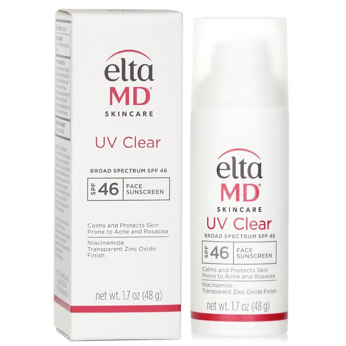 EltaMD UV Clear Facial Sunscreen SPF - For Skin Types Prone To Acne, Rosacea & Hyperpigmentation(Random Packaging) 48g