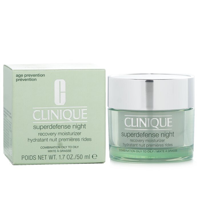 Clinique Superdefense Night Recovery Moisturizer - For Combination Oily To Oily 50ml