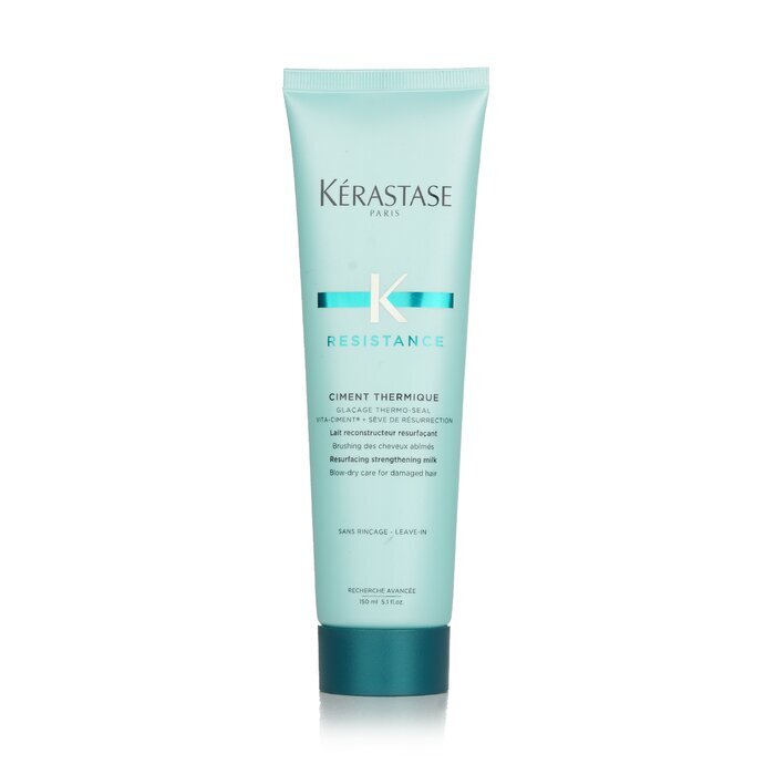Kerastase Resistance Ciment Thermique Lait Restructurant Renforçant Soin Brushing (Pour Cheveux Abîmés) 150ml/5.1oz