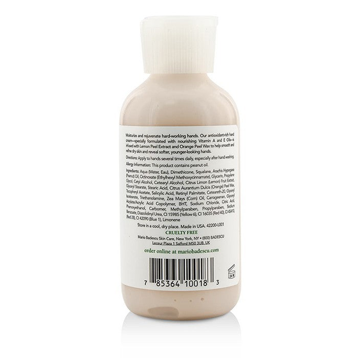 Mario Badescu Crème pour les mains aux fruits et vitamine A - Pour tous types de peau 118ml/4oz