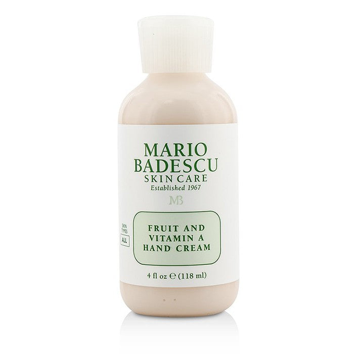 Mario Badescu Crème pour les mains aux fruits et vitamine A - Pour tous types de peau 118ml/4oz
