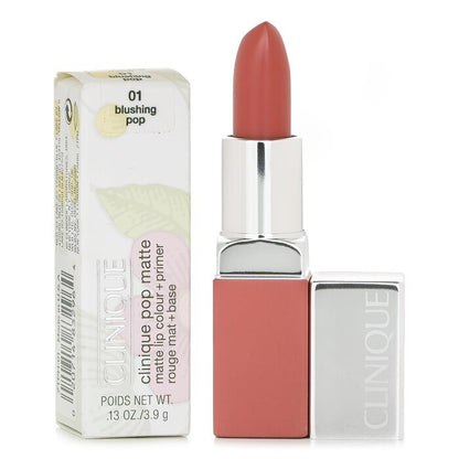 Clinique Pop Matte Lip Colour + Primer - # 01 Blushing Pop 3.9g/0.13oz