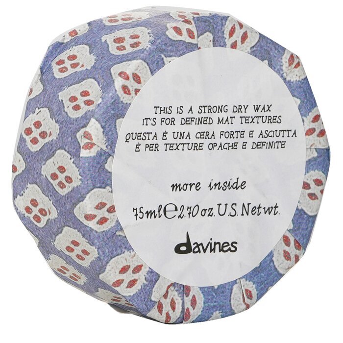 Davines More Inside This Is A Strong Dry Wax (For Defined Mat Textures) 75ml
