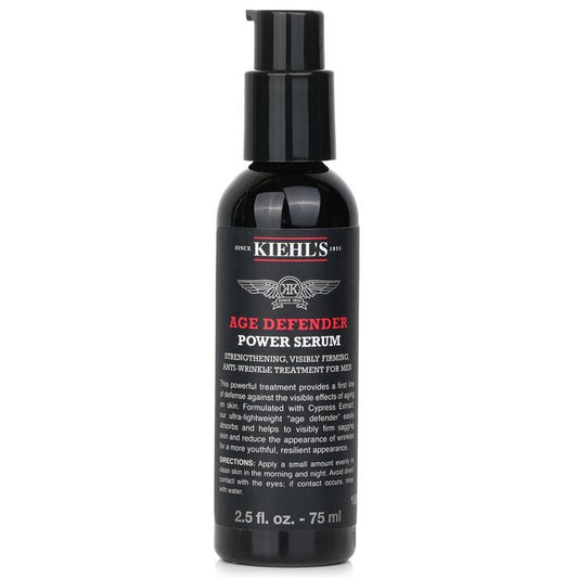 Kiehl's Age Defender Power Serum Strengthening, Visibly Firming, Anti-Wrinkle Treatment For Men 75ml