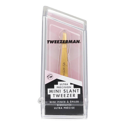 Tweezerman Mini Slant Tweezer Ultra Precision (Tin Coated) (Studio Collection)