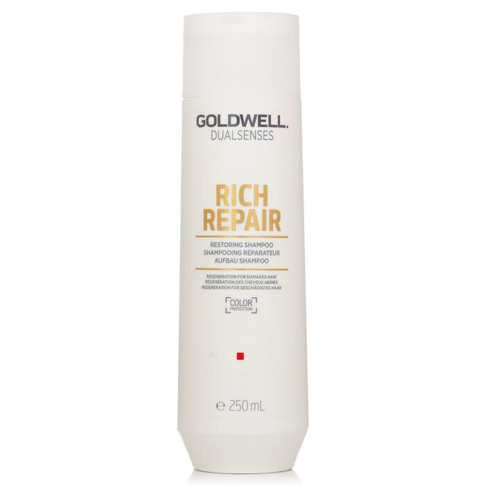 Goldwell Dual Senses Rich Repair Restoring Shampoo (Regeneration For Damaged Hair) 250ml/8.4oz