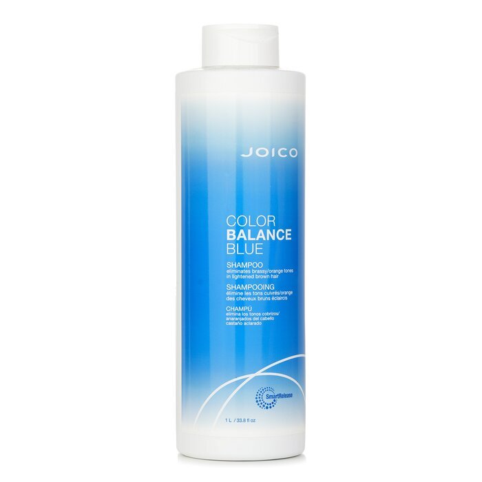 Joico Color Balance Blue Shampoo (Eliminates Brassy/Orange Tones on Lightened Brown Hair) 1000ml/33.8oz